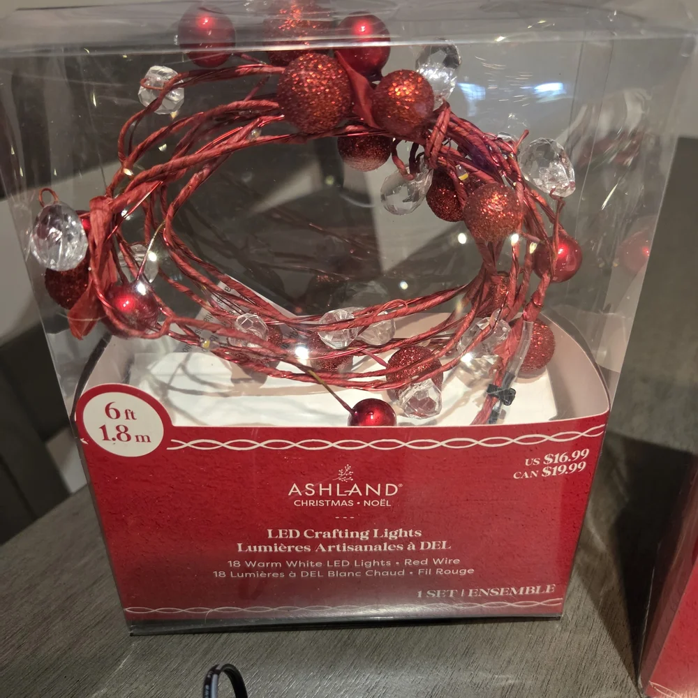 Ashland Sparkling Red LED String Lights (Set Of 2 Boxes)